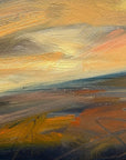Crescendo Original Oil On Paper Landscape Painting Detail 1