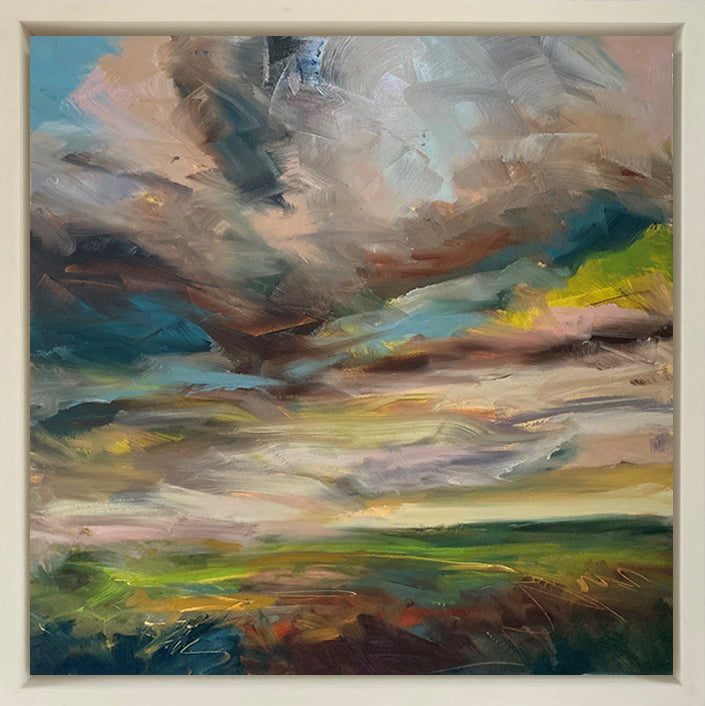 Alive Original Oil Landscape Painting In Frame