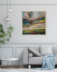Alive Original Oil Landscape Painting In Room Setting 3
