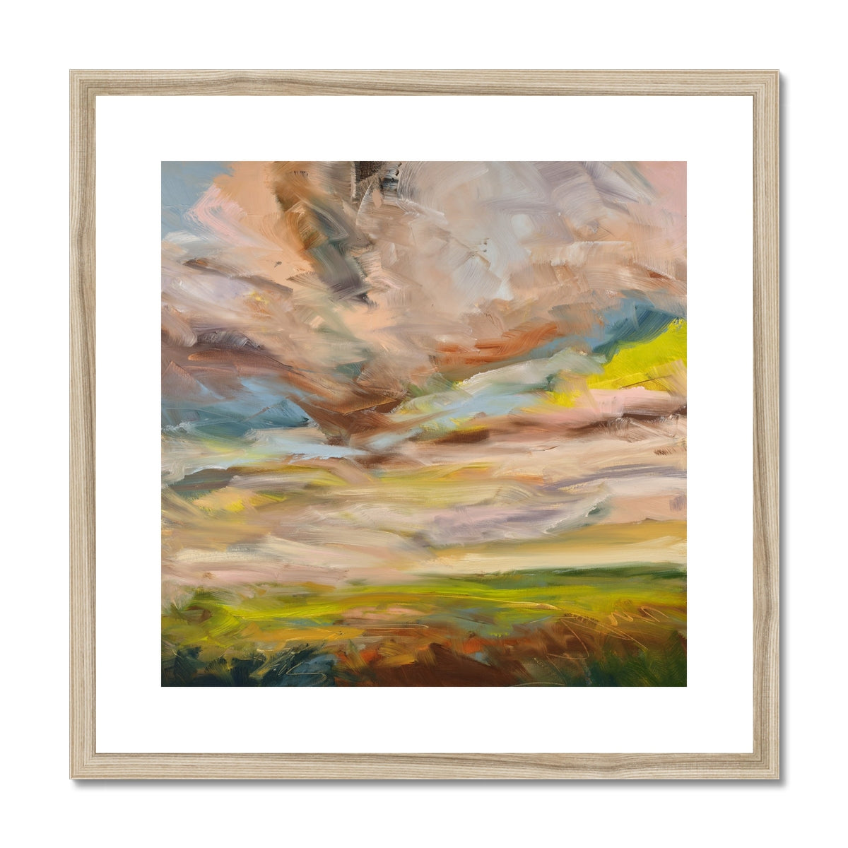 Alive Fine Art Print In Oak Frame