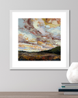 Autumn_s Dance Original Oil Landscape Palette Knife Painting In Room 2