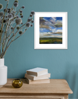 Breathe Deeply Original Oil On Paper Landscape Painting In Room Setting 3