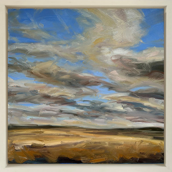 Bring Me Sunshine Original Oil Landscape Painting In Frame