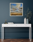 Bring Me Sunshine Original Oil Landscape Painting In Room Setting 1