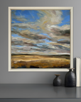 Bring Me Sunshine Original Oil Landscape Painting In Room Setting 2