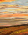 Burning Bright Original Oil Landscape Painting Detail 2