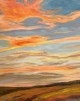 Burning Bright Original Oil Landscape Painting