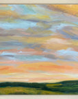CandyClouds Original Oil Landscape Painting In Frame