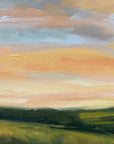 Candy Clouds Original Oil Landscape Painting Detail 1