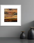 Dancing Light Original Oil On Paper Landscape Painting In Room Setting 1