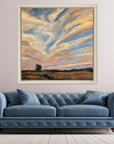 Dreaming Original Oil Landscape Painting In Room Setting 2