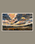 Evening Falls Original Oil Palette Knife
Landscape Painting Hanging