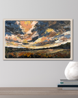 Evening Falls
Original Oil Palette Knife Landscape Painting In Room 5