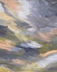 Golden Evening Original Oil Landscape Painting Detail 2