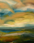 Let My Mind Roam Free Original Oil On Paper Landscape Painting