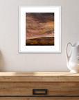 My Soul's Home Original Oil On Paper Landscape Painting In Room Setting 2