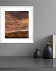 My Soul's Home Original Oil On Paper Landscape Painting In Room Setting 3
