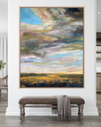 Once Upon A Dream Original Oil Landscape Painting In Room Setting 1