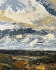 Race The Wind Original Oil Landscape Palette Knife Painting Detail 2