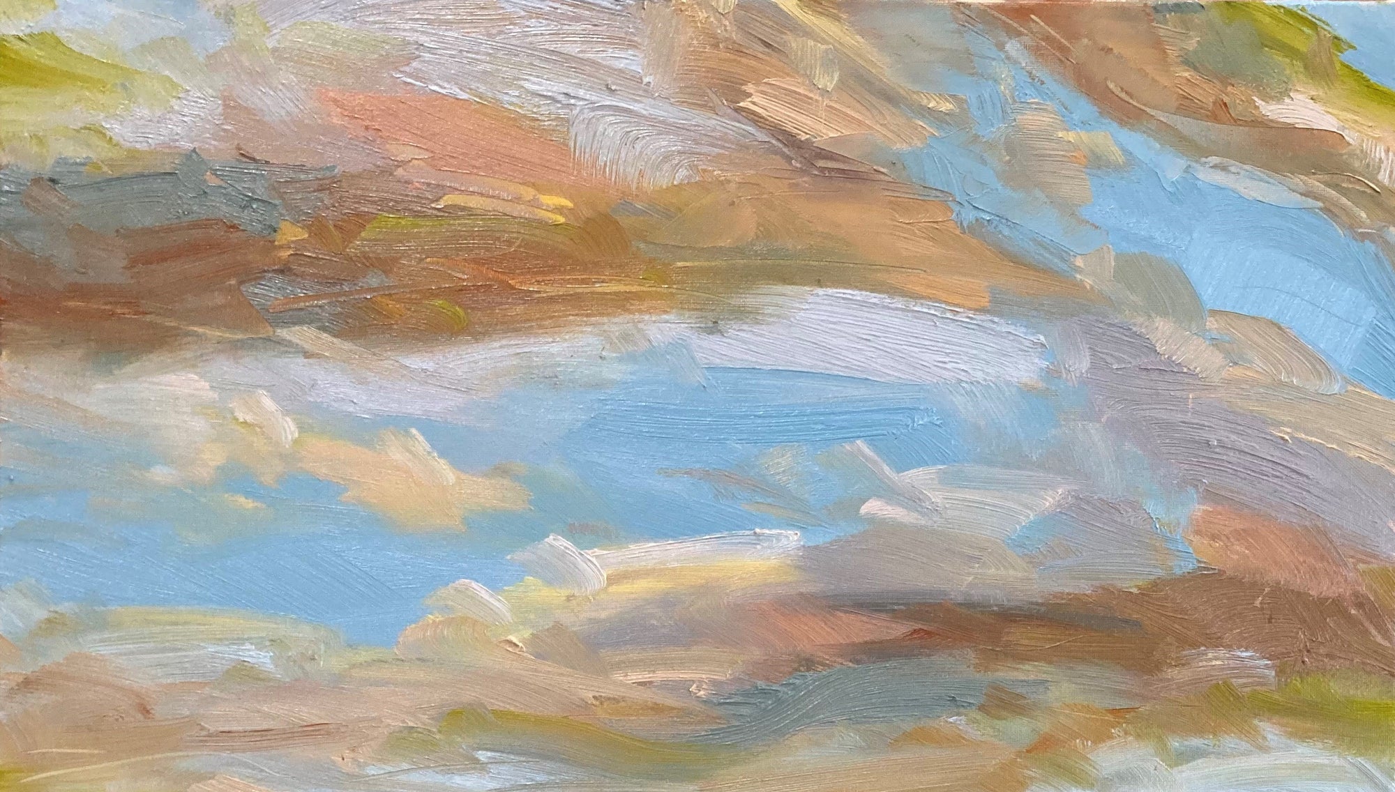 Reawakening Original Oil Landscape Painting Detail 2