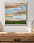 Reawakening Original Oil Landscape Painting In Room Setting 2