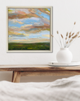 Reawakening Original Oil Landscape Painting In Room Setting 3