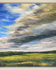 Revitalised Original Oil Landscape Painting In Frame