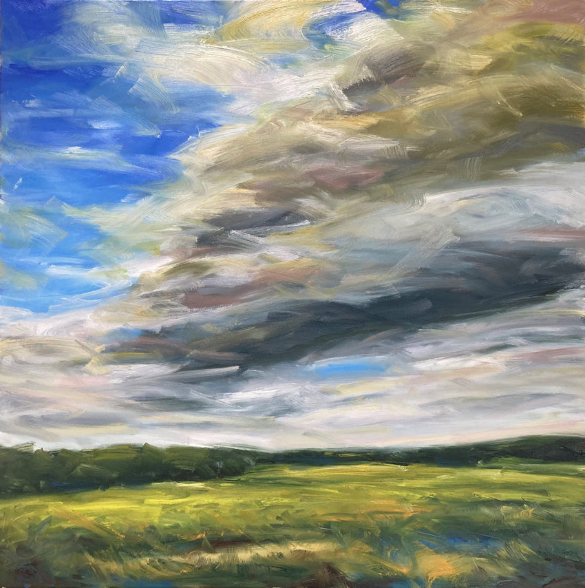 Revitalised Original Oil Landscape Painting