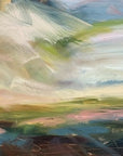 Running Up That Hill Original Oil Landscape Painting Detail 1