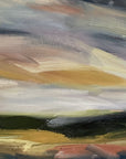Summer In The Downs III Original Oil Landscape Painting Detail 1