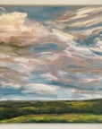 Summer Breeze Original Oil Landscape Painting In Frame