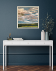 Summer Breeze Original Oil Landscape Painting In Room Setting 2