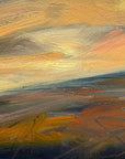 Crescendo Original Oil On Paper Landscape Painting Detail 1