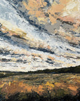 Autumn Afternoon Original Oil Palette Knife Landscape Painting