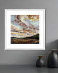 Original Oil Landscape Palette Knife Painting In Room 4 Autumn_s Dance