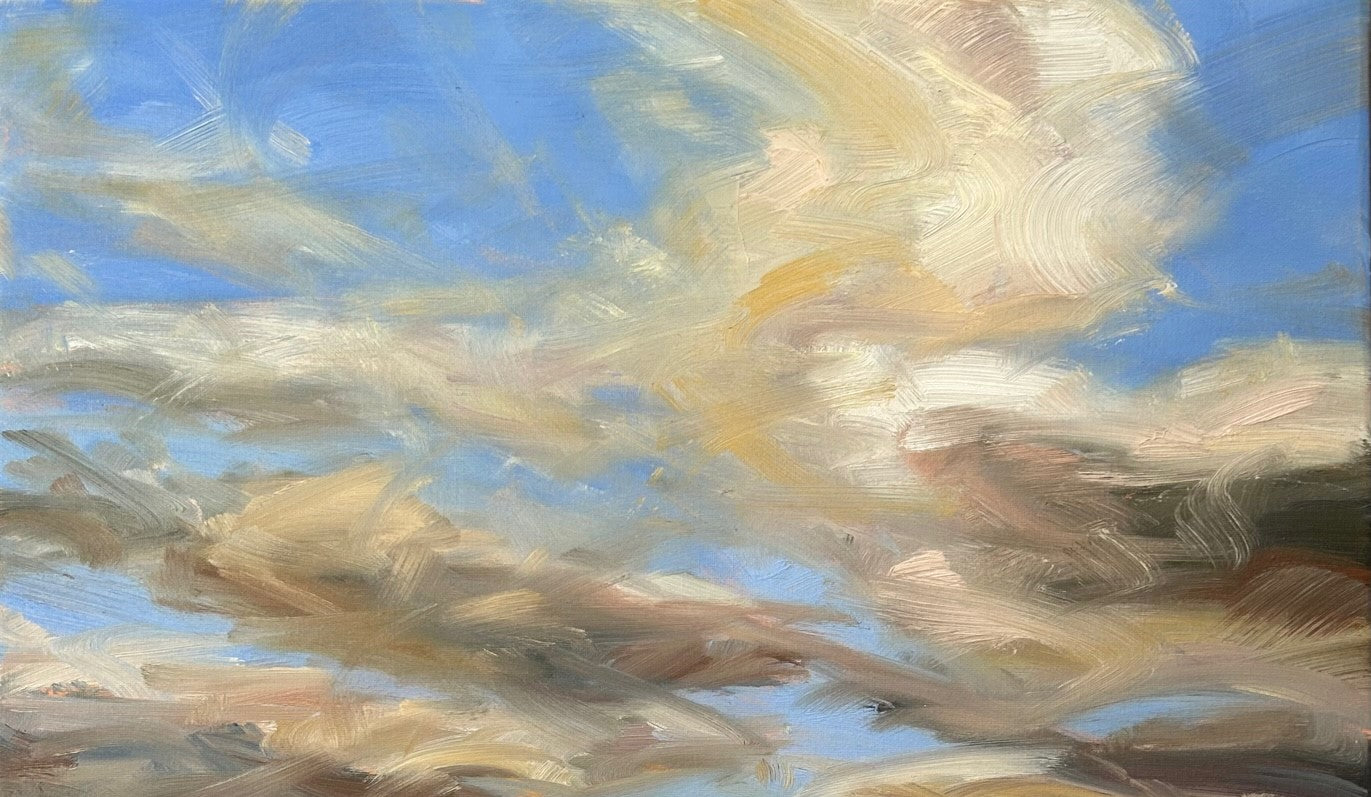 Bring Me Sunshine Original Oil Landscape Painting Detail 2