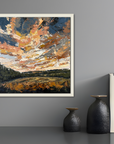 Dancing Light Original Oil Landscape Palette Knife Painting In Room 2