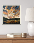 Dancing Light Original Oil Landscape Palette Knife Painting In Room 3