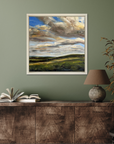 Energised Original Oil Landscape Painting In Room Setting 2