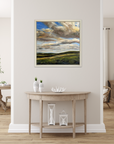 Energised Original Oil Landscape Painting In Room Setting 3