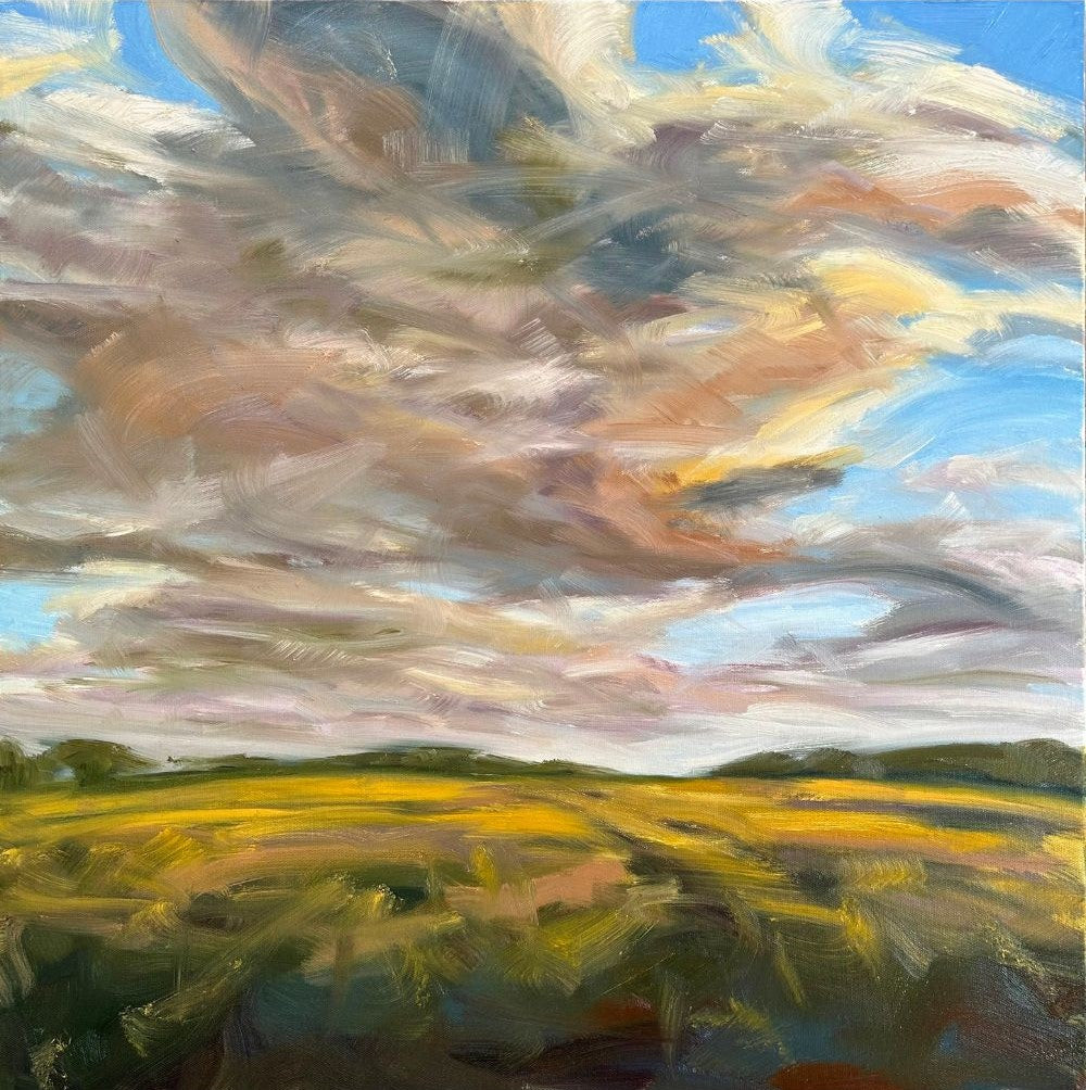 Feel The Breeze Original Oil Landscape Painting