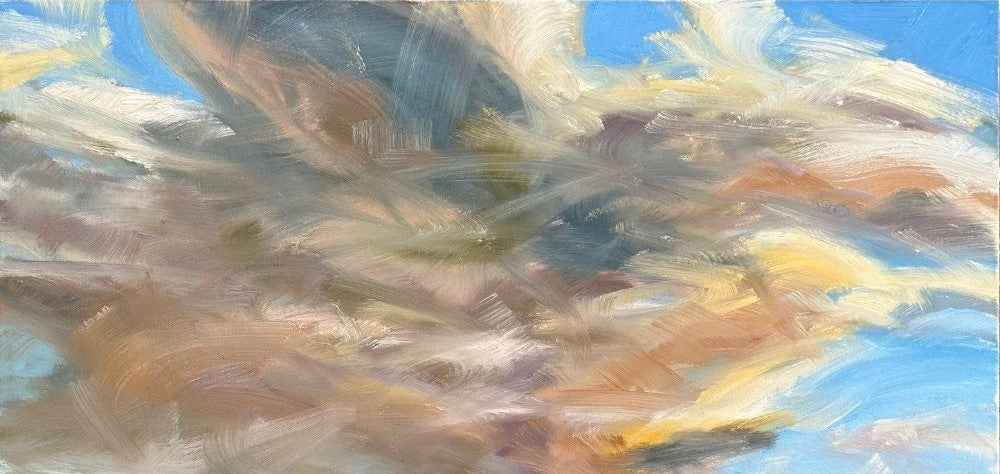 Feel The Breeze Original Oil Landscape Painting Detail 2