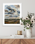 Fly With The Clouds Original Oil Landscape Palette Knife Painting In Room 3