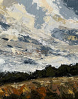 Race The Wind Original Oil Landscape Palette Knife Painting Detail 1