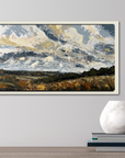 Race The Wind Original Oil Landscape Palette Knife Painting In Room 1