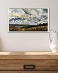 Race The Wind Original Oil Landscape Palette Knife Painting In Room 2