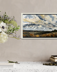 Race The Wind Original Oil Landscape Palette Knife Painting In Room 3