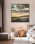 Slipping Away Original Oil Landscape Painting In Room Setting 3