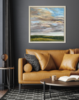 Tranquility Original Oil Landscape Painting In Room Setting 3