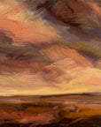 Warm Light Original Oil Landscape Painting